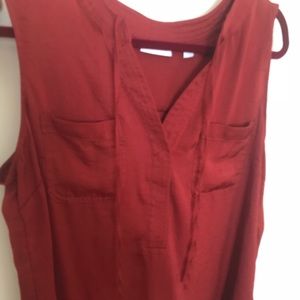Rust Colored Utility-Style Top